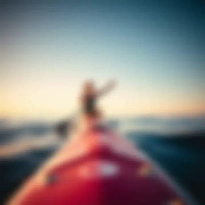 Paddleboarding Joy on Slingshot Inflatable SUP User enjoying paddleboarding experience on a Slingshot inflatable SUP