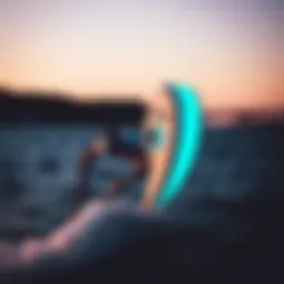 An overview of the Slingshot wakefoil showcasing its sleek design