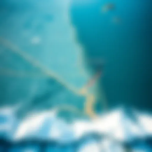 Detailed wind map of Chicago highlighting kiteboarding zones