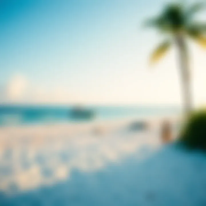 Relaxing beach scene on Cat Island, perfect for kiteboarding enthusiasts