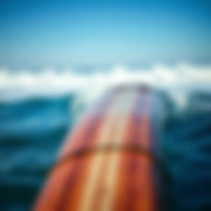 Different materials used in hydrofoil surfboard construction