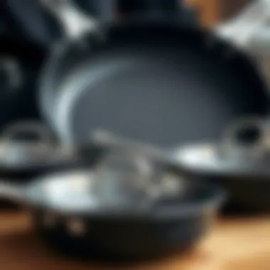 A close-up view of the sleek design of IKO Pans showcasing their aesthetic appeal.