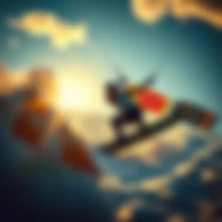 Visual representation of seasonal sales trends in the kiteboarding market