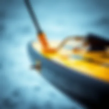 Detailed view of the jet foil mechanism highlighting its engineering features