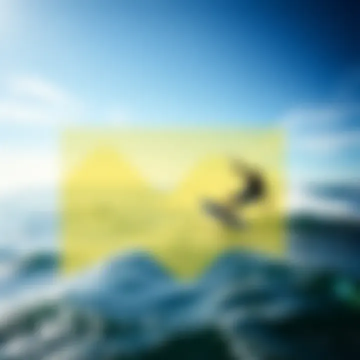 Understanding Tidal Patterns for Kiteboarding Illustration of tidal patterns affecting kiteboarding