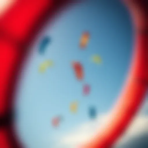 Colorful kites soaring in the sky