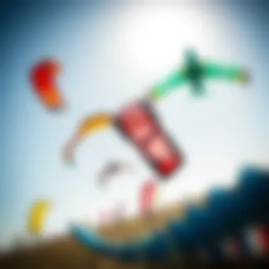 Diverse Kite Designs for Every Style Close-up of various kite types showcasing their unique designs