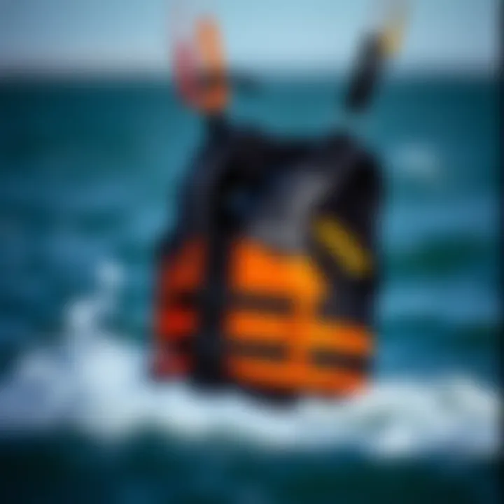 Innovative kiteboard life jacket designs showcasing safety features