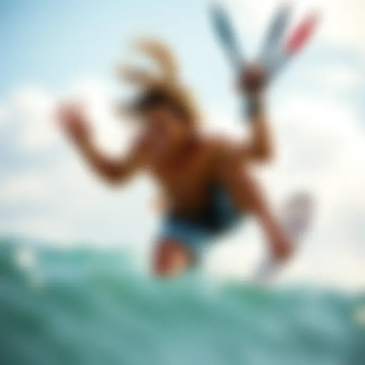 Dive into the Vibrant Kiteboarding Community in Maui Local kiteboarding culture showcased at a beach event