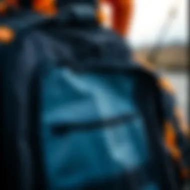 Customization options displayed for a kiteboarding gear bag.