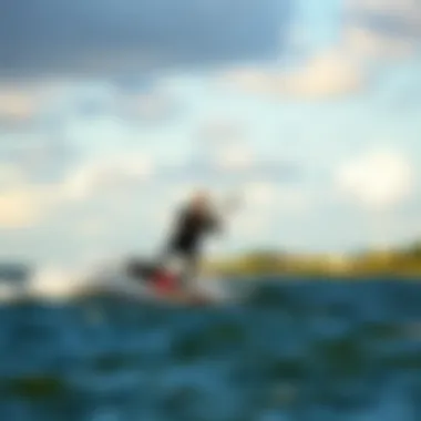 Scenic view of St. Petersburg's kiteboarding location