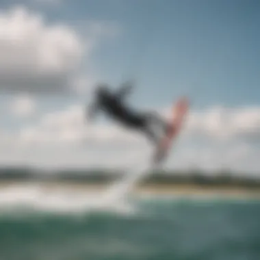 Kiteboarders enjoying a perfect wind day