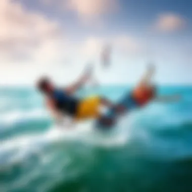 Mastering Kiteboarding Techniques An instructional session showcasing advanced techniques for kiteboarding enthusiasts.