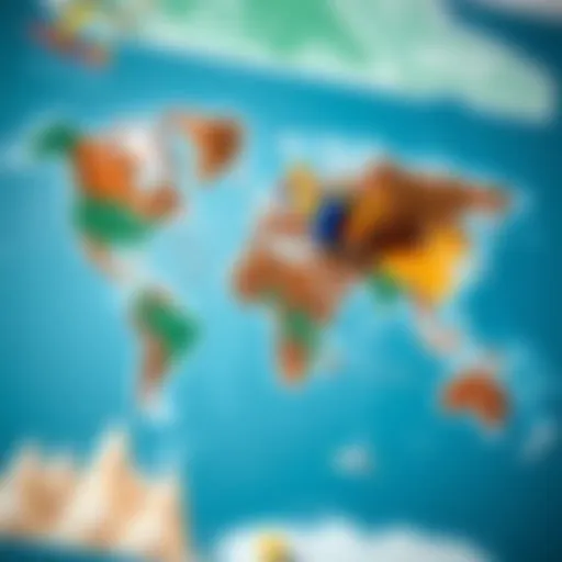 Kitesurfing location map showcasing various spots around the world