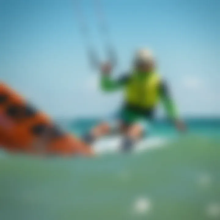 Diverse kitesurfing clothing materials