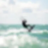 Windy conditions ideal for kiteboarding in Lake Worth