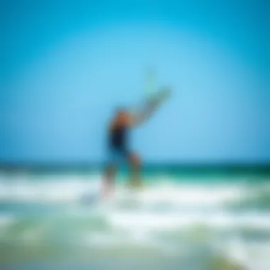 Sustainable Kiteboarding Equipment Showcasing eco-friendly kiteboarding equipment and sustainability efforts