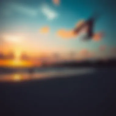Serene beach view at Los Barriles during sunset