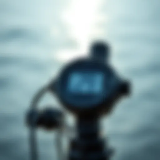 Digital Anemometer for Accurate Wind Speed Measurement An advanced digital anemometer displaying wind speed readings.