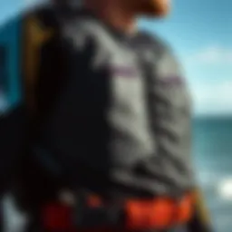Close-up of the Mystic Foil Impact Vest showcasing its innovative design and materials