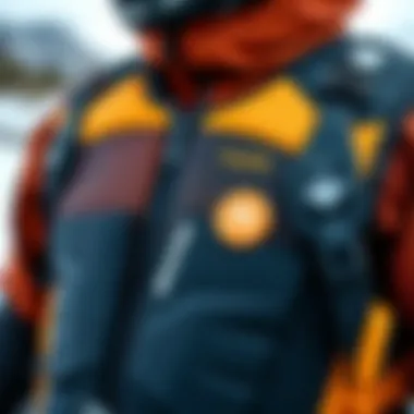 Safety Innovations in the Mystic Impact Vest Detailed close-up of the Mystic Impact Vest showcasing safety features