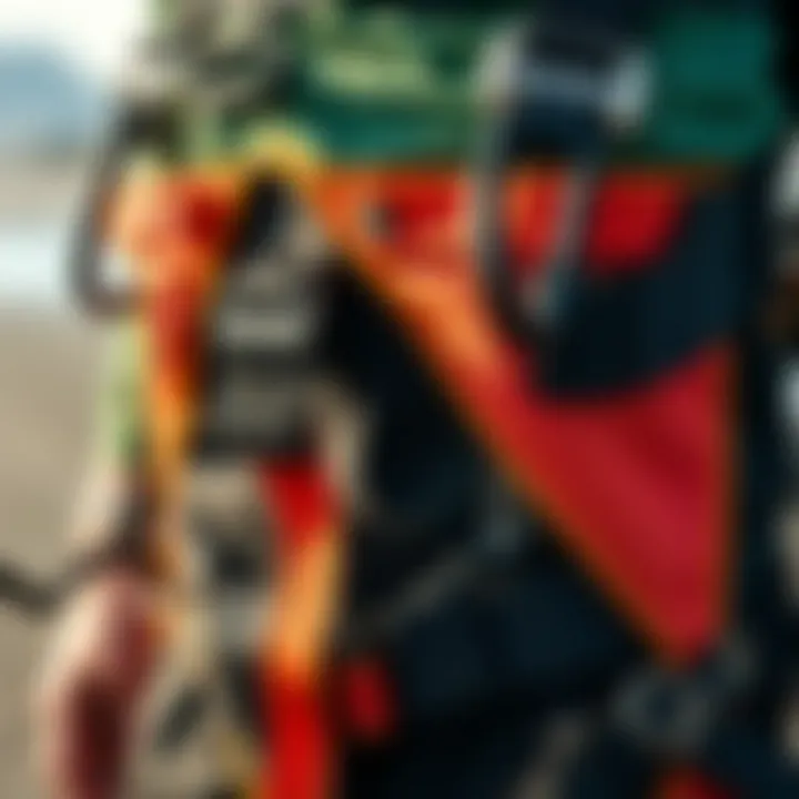 Detailed analysis of the materials used in the construction of the Mystic harness.