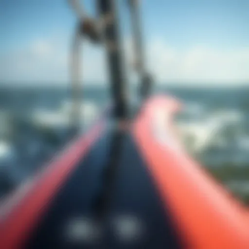 Materials Behind Naish Hydrofoils Close-up of Naish hydrofoil construction materials