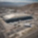 Scenic view of La Paz airport terminal