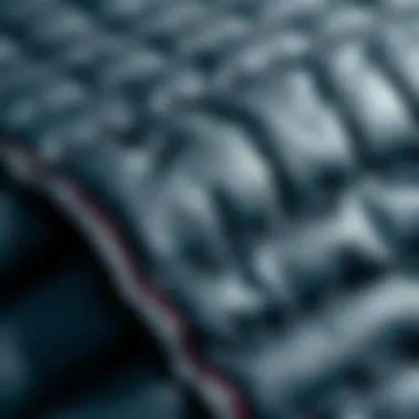 Close-up of wetsuit insulation material for water sports