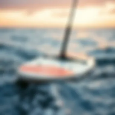 Performance Features of North Seek Foil Board Detailed view of the North Seek's performance features on the water