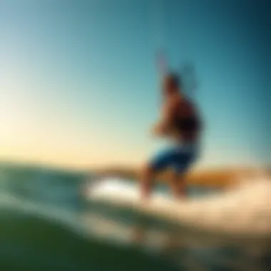 Dynamic action shot of the Ocean Rodeo Roam Aluula in use on water