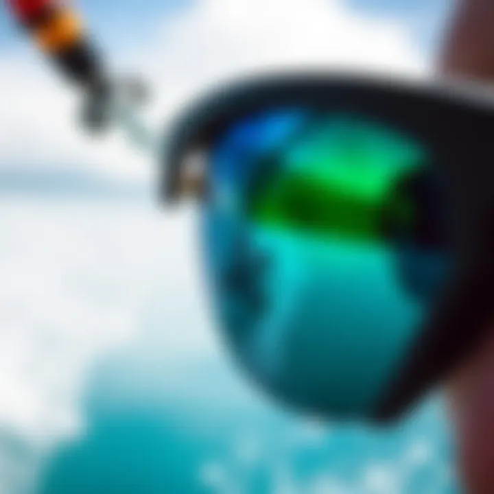 Close-up of lens technology for enhanced visibility