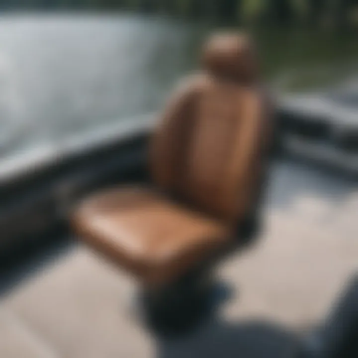 Durable materials used in boat seats