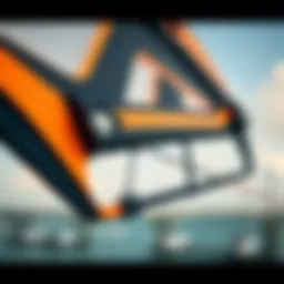 Close-up view of the Slingshot 2020 kite design showcasing its innovative features.