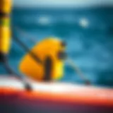 Components of the SUP Wing Foil Package Detailed view of SUP wing foil components