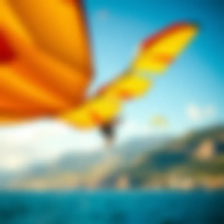 Illustration of the physics principles behind kite flight