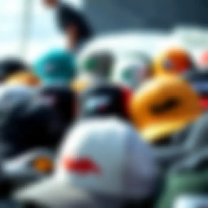 Diverse Designs of Waterproof Trucker Hats A variety of waterproof trucker hats displayed, highlighting different designs and colors suited for kiteboarding.