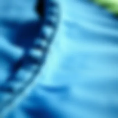 Quality Craftsmanship in Kite Materials Close-up of high-quality kite material and stitching.