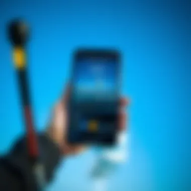 Utilizing Weather Forecast Tools for Kiteboarding An image of a weather forecast app displaying real-time data for kiteboarding enthusiasts.