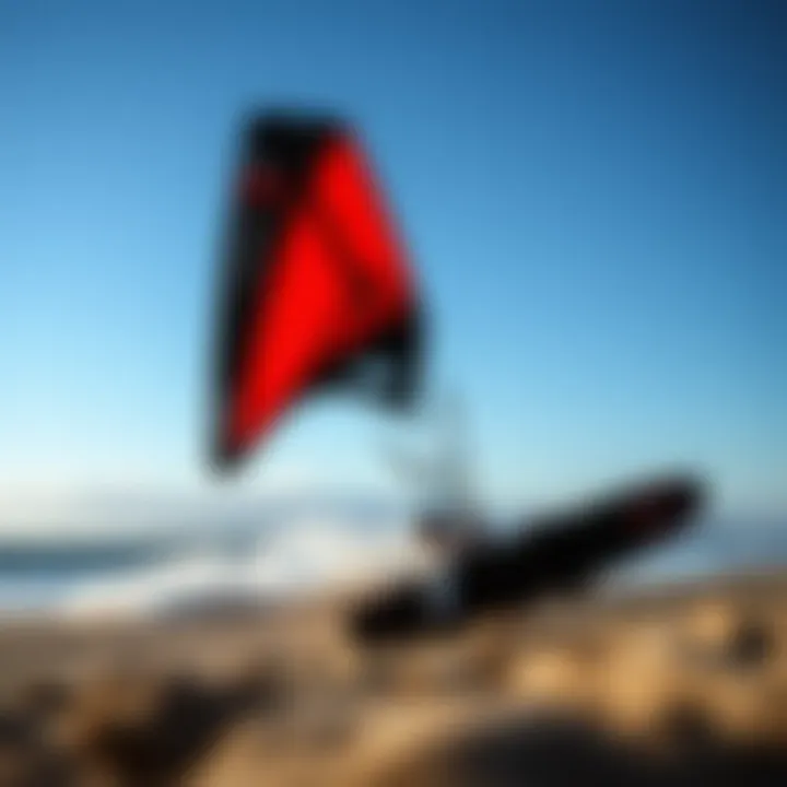 A sleek universal wing design showcasing aerodynamic features