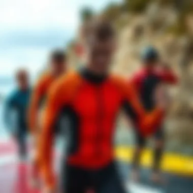 Thermal protection in wetsuits for different water temperatures