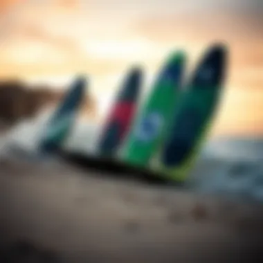 Comparison of various twin tip kiteboard designs