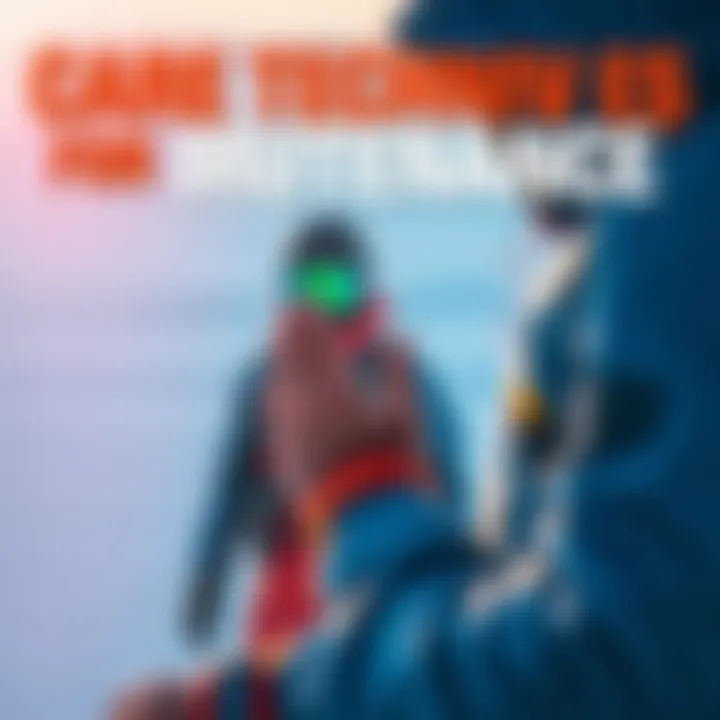 Illustration demonstrating the care techniques for maintaining heat suits