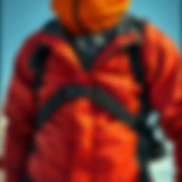 Detailed view of the materials used in modern heat suits