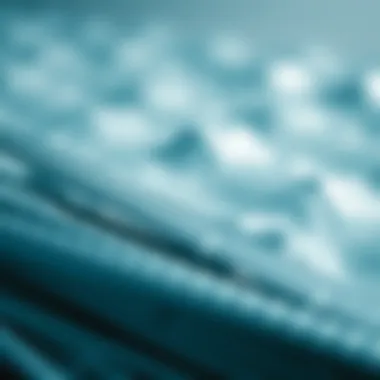 Close-up of kiteboarding lines showing material texture