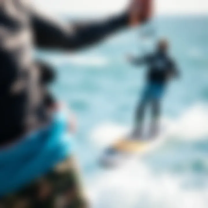 Advantages of the Sup Waist Leash for Kiteboarders Illustration highlighting the advantages of using a sup waist leash for safety and versatility in kiteboarding