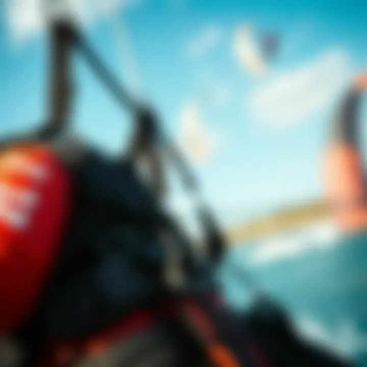 Selection of harnesses for kitesurfing