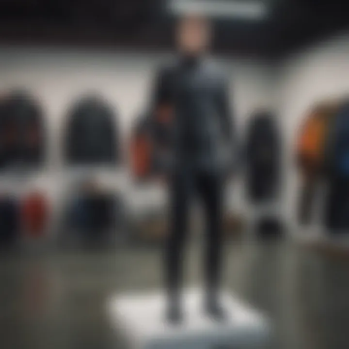 Pro Limit wetsuit on a mannequin displaying its sleek design