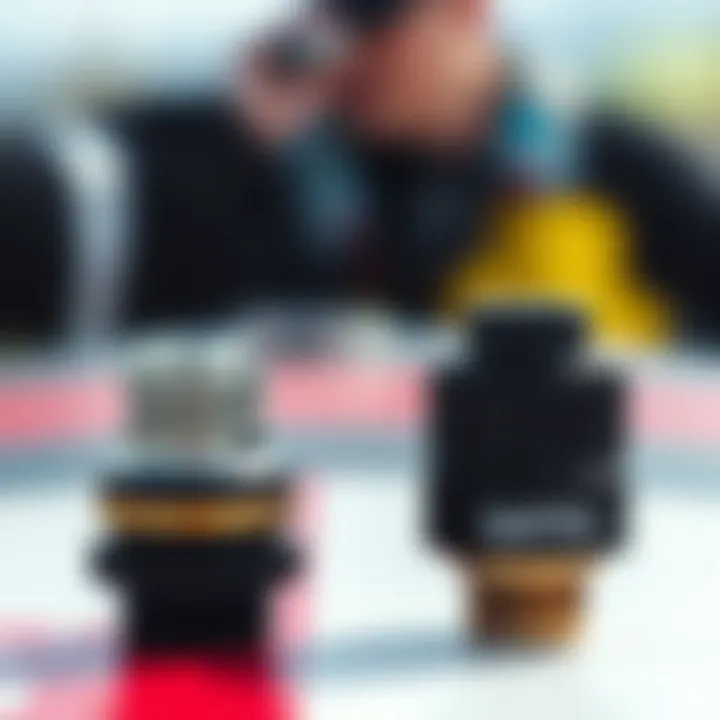 Different variants of the Sup Inflator Adapter displayed for comparison