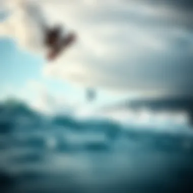 An illustration depicting local weather patterns and their effects on kiteboarding